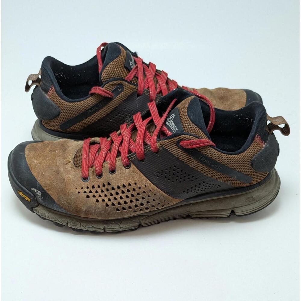 Mens Danner Trail 2650 3" Brown/Red Hiking Sneakers Shoes Gorpcore 61272 Size 9